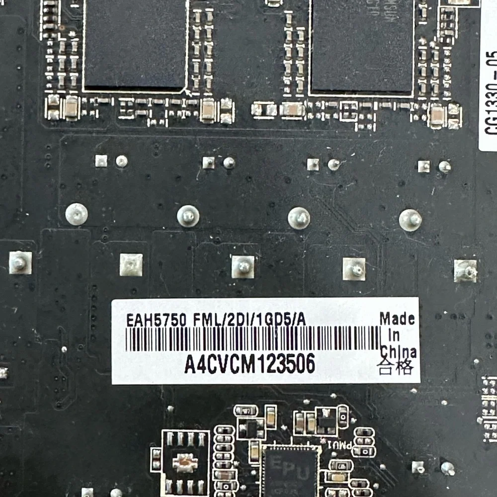 Asus EAH5750 graphics card 1GB GDDR5